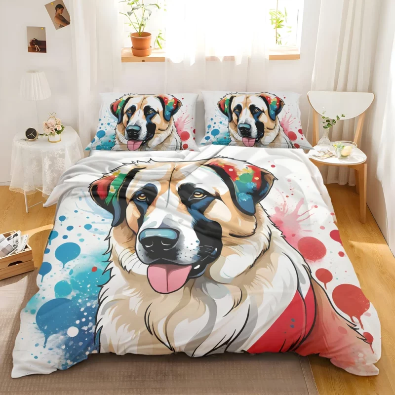 Majestic Anatolian Shepherd Beauty Dog Grace Bedding Set 2