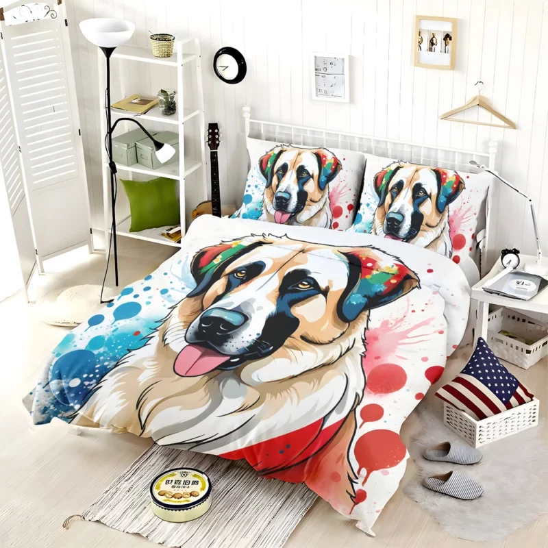 Majestic Anatolian Shepherd Beauty Dog Grace Bedding Set