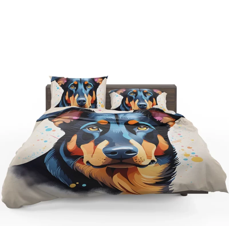 Majestic Beauceron Dog Guardian Beauty Bedding Set 1