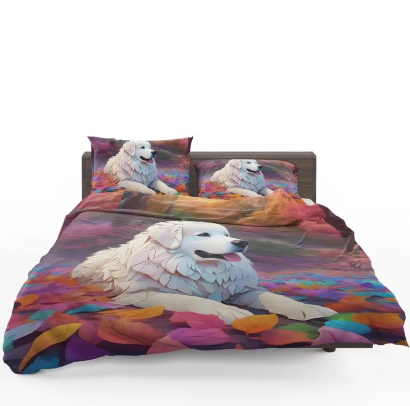 Majestic Companion Great Pyrenees Gift Bedding Set 1