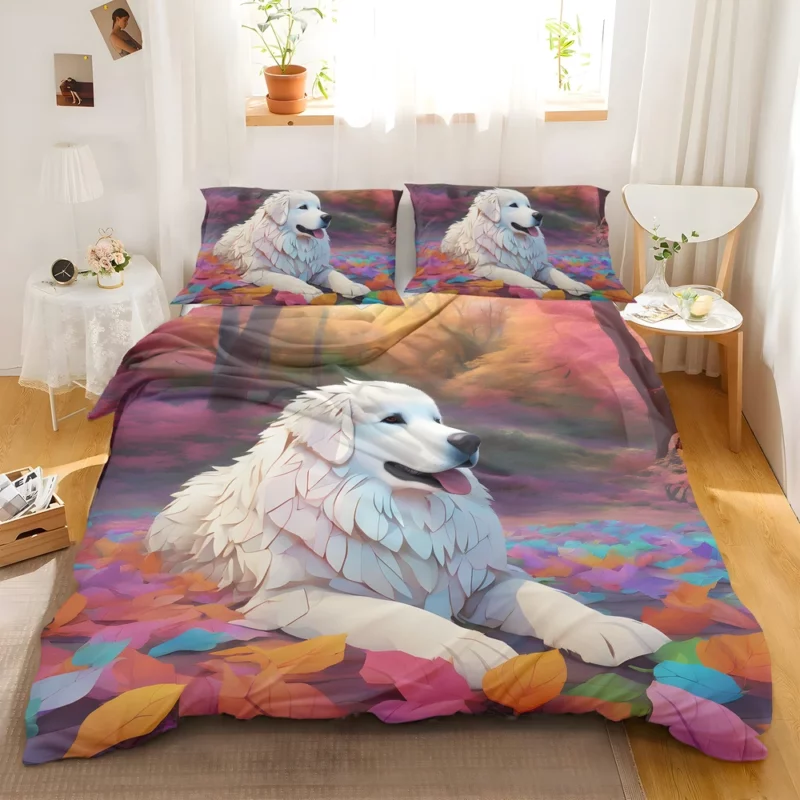 Majestic Companion Great Pyrenees Gift Bedding Set 2