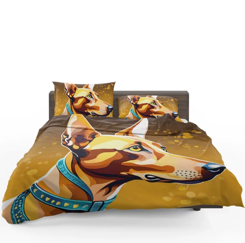 Majestic Pharaoh Hound Dog of Elegance Bedding Set 1