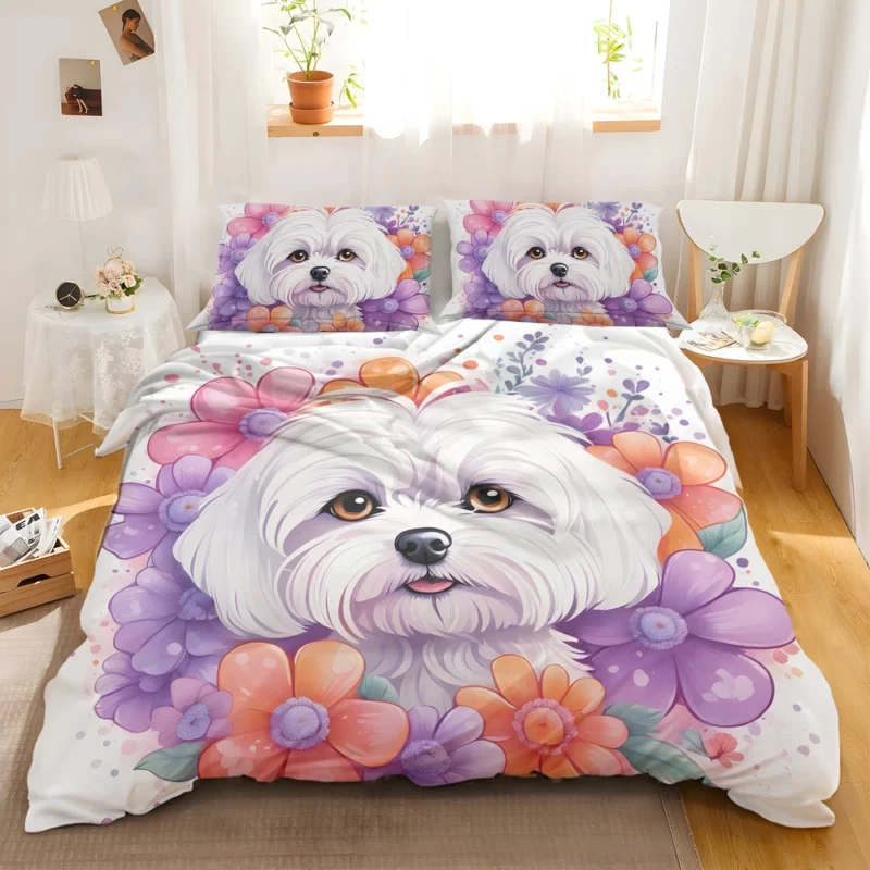 Maltese Love Teen Gifted Joy Bedding Set 2