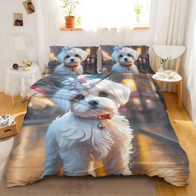 Maltese Pup Teen Birthday Surprise Bedding Set 2