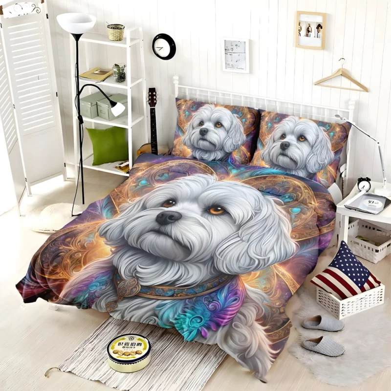 Maltese Surprise Teen Joy Bedding Set