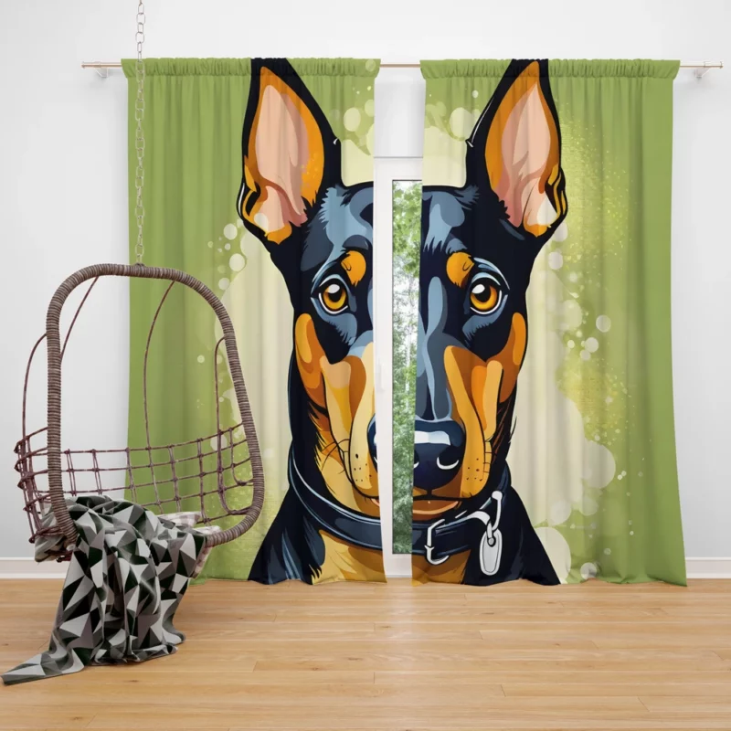 Manchester Terrier Bond Teen Companion Curtain