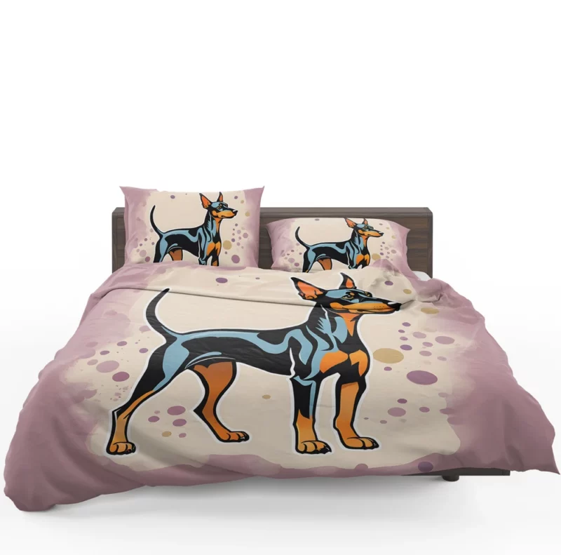 Manchester Terrier Charm Teen Dog Gift Bedding Set 1