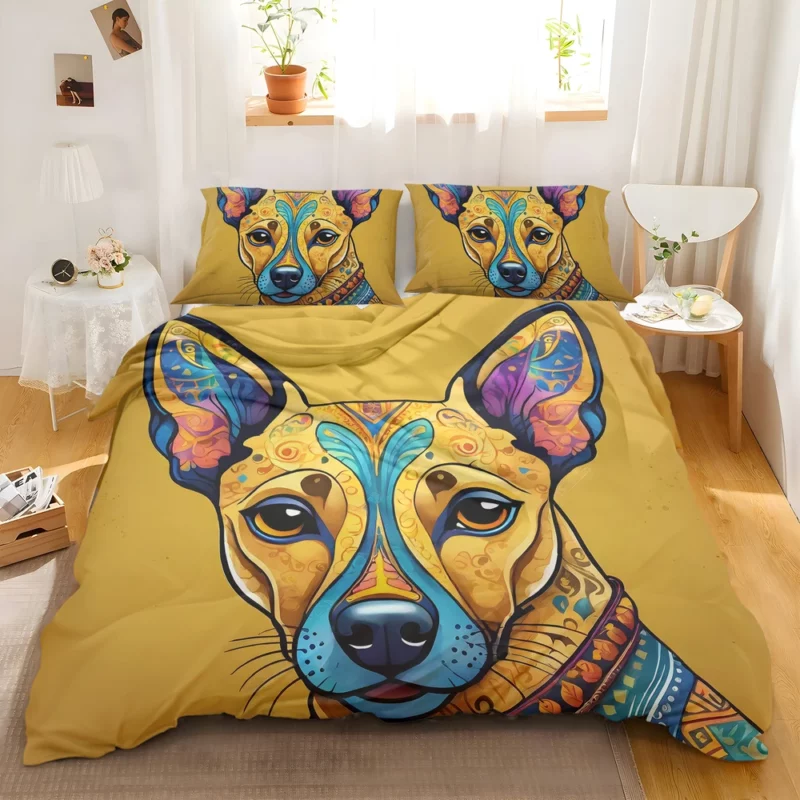 Mexican Joy Playful Xoloitzcuintli Dog Bedding Set 2