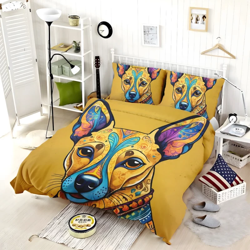 Mexican Joy Playful Xoloitzcuintli Dog Bedding Set