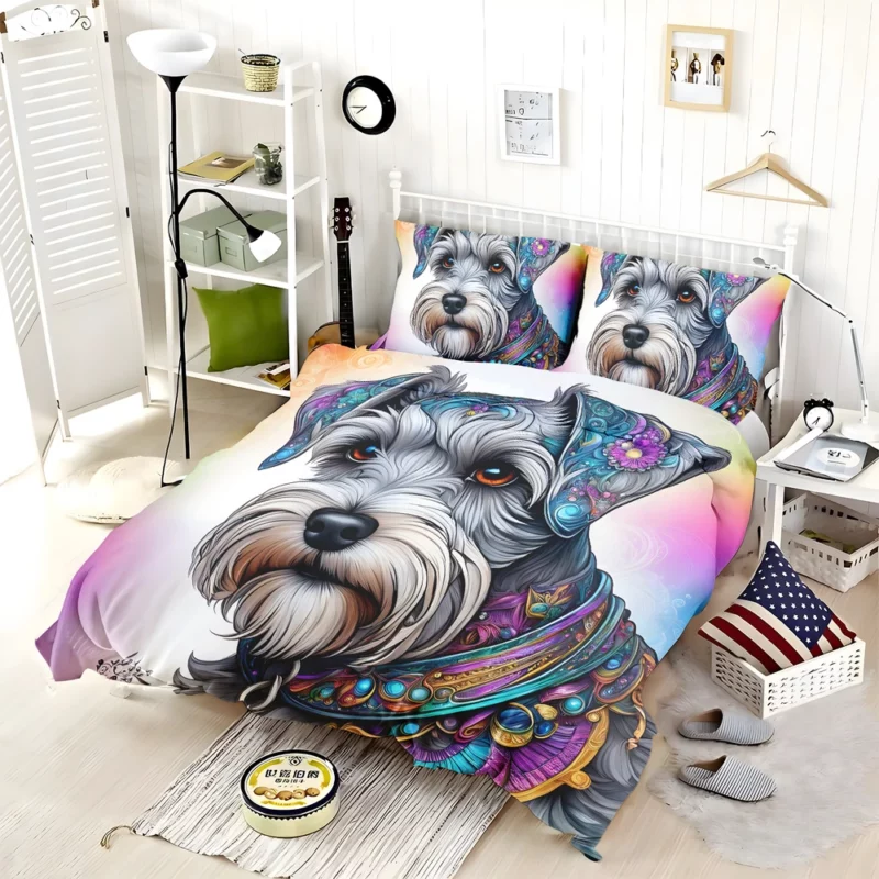 Mini Schnauzer Delight Teen Joy Bedding Set