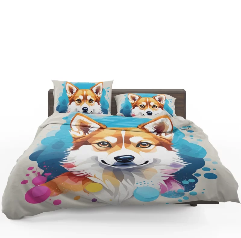 Miniature Marvel Alaskan Klee Kai Dog Bedding Set 1