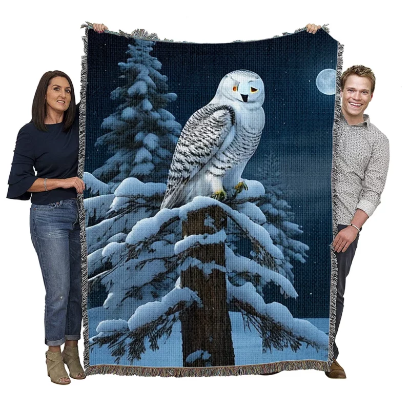 Most Beautiful Birds Photography Woven Blanket