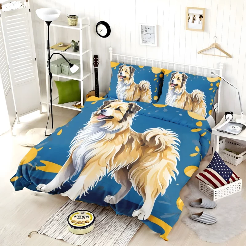 Mountain Elegance Pyrenean Shepherd Dog Bedding Set