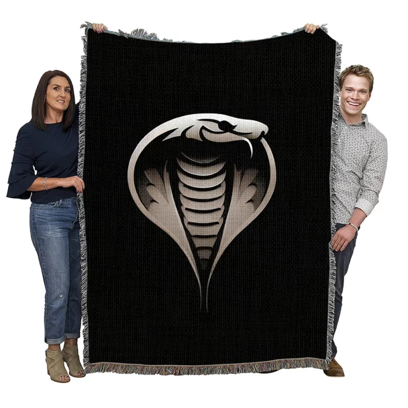 Mysterious King Cobra Woven Blanket