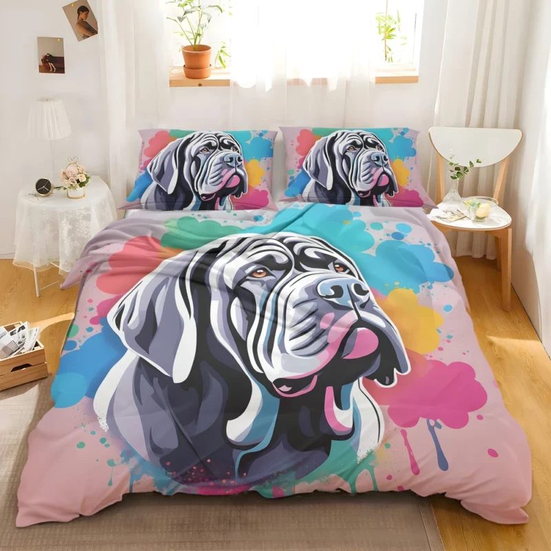 Neapolitan Mastiff Charm Teen Dog Gift Bedding Set 2