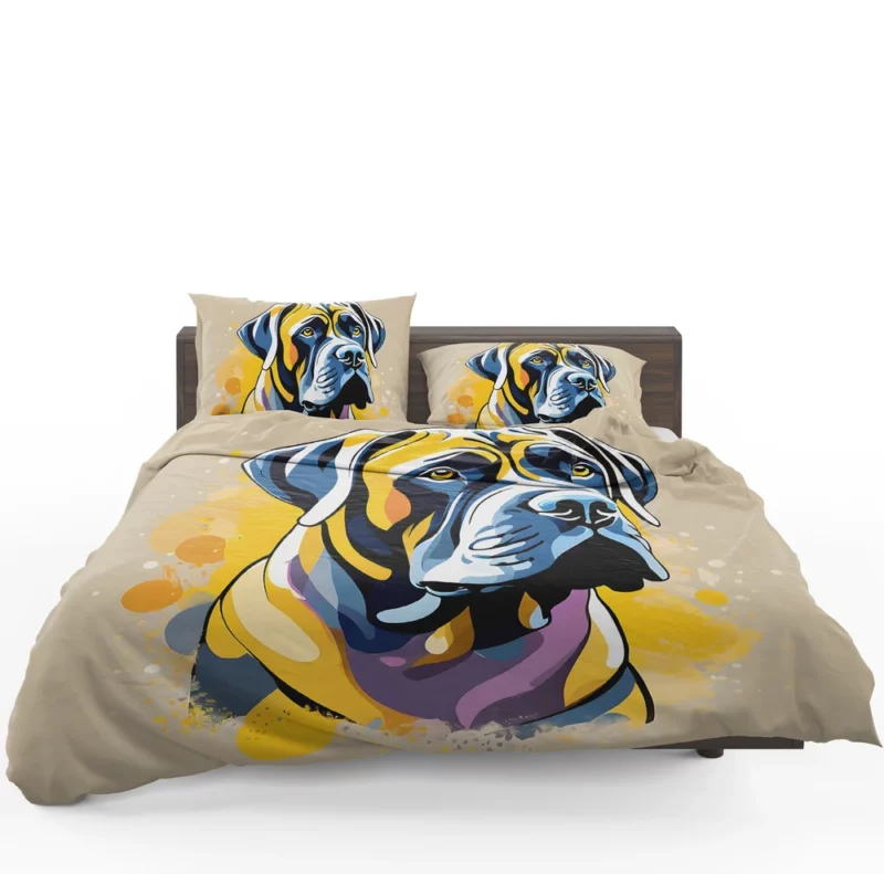 Neapolitan Mastiff Dog Delight Teen Joyful Surprise Bedding Set 1