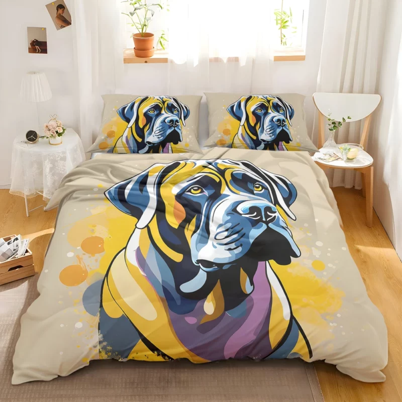 Neapolitan Mastiff Dog Delight Teen Joyful Surprise Bedding Set 2