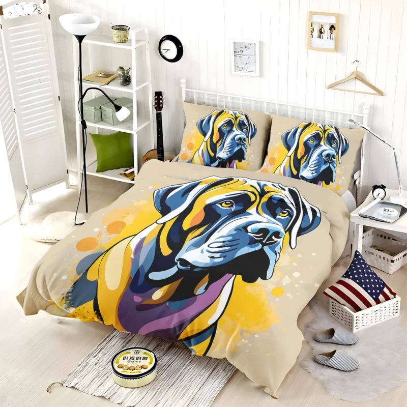 Neapolitan Mastiff Dog Delight Teen Joyful Surprise Bedding Set