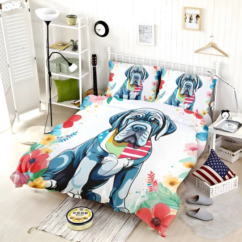 Neapolitan Mastiff Surprise Teen Joy Bedding Set