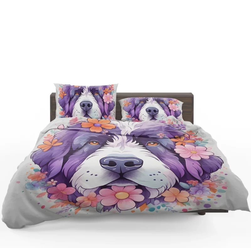 Newfoundland Pup Teen Birthday Surprise Bedding Set 1