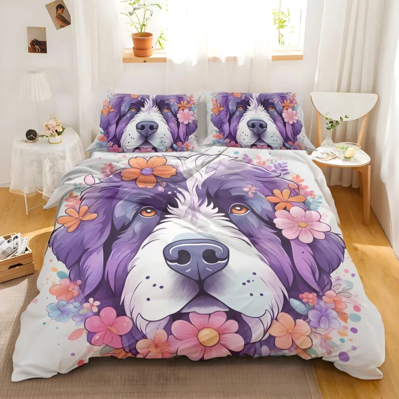 Newfoundland Pup Teen Birthday Surprise Bedding Set 2