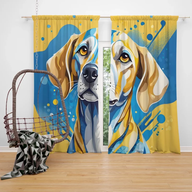 Noble Sloughi Swift Companion Dog Curtain