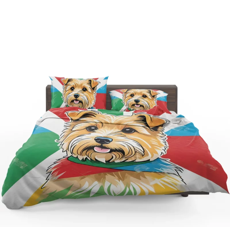 Norfolk Terrier Surprise Teen Birthday Joy Bedding Set 1