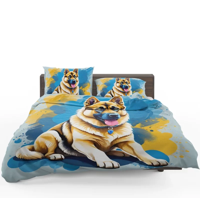 Norwegian Elkhound Bond Teen Companion Bedding Set 1