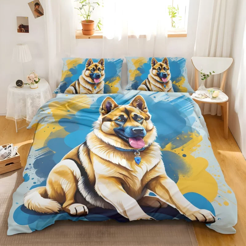 Norwegian Elkhound Bond Teen Companion Bedding Set 2