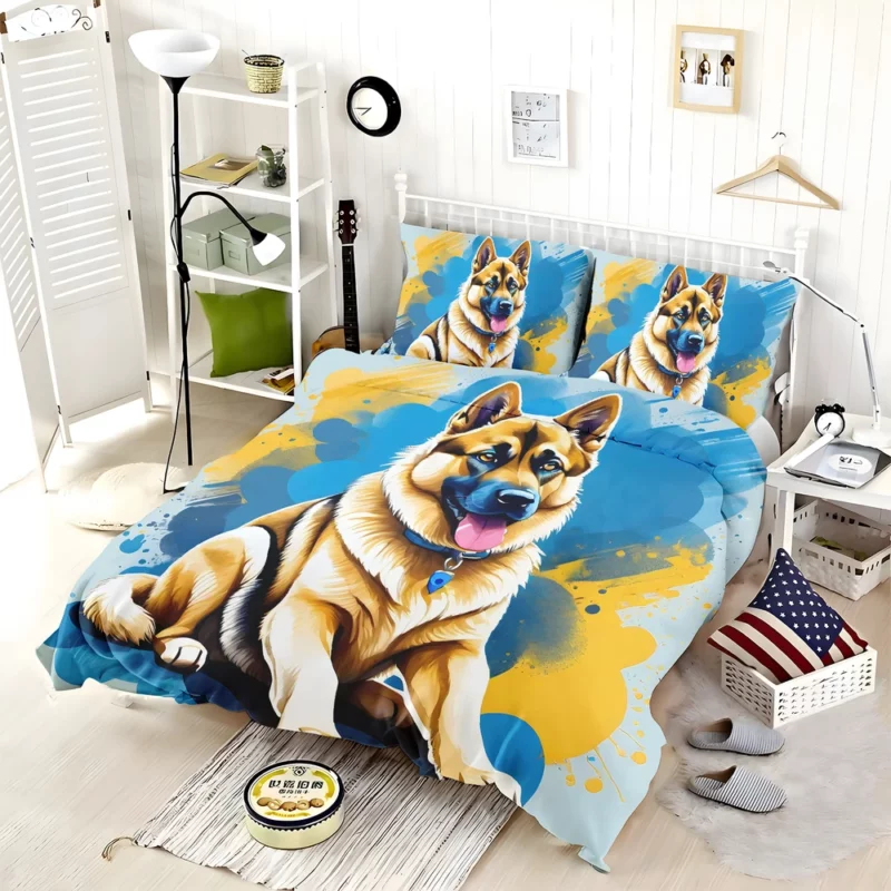 Norwegian Elkhound Bond Teen Companion Bedding Set