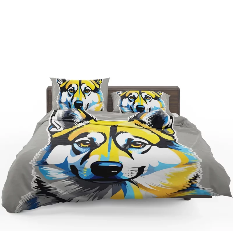 Norwegian Elkhound Surprise Teen Birthday Joy Bedding Set 1