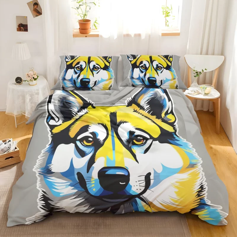 Norwegian Elkhound Surprise Teen Birthday Joy Bedding Set 2