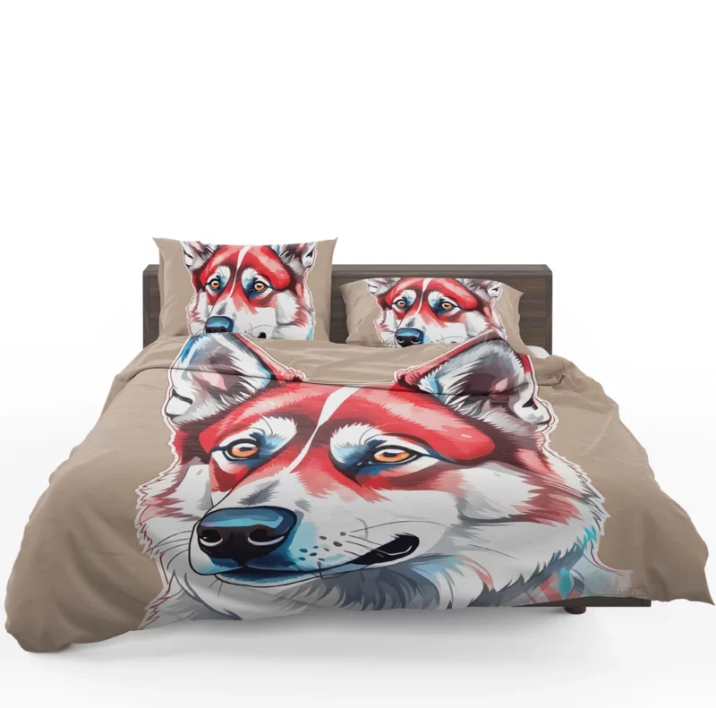 Norwegian Elkhound Surprise Teen Joy Bedding Set 1