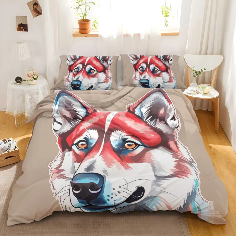 Norwegian Elkhound Surprise Teen Joy Bedding Set 2