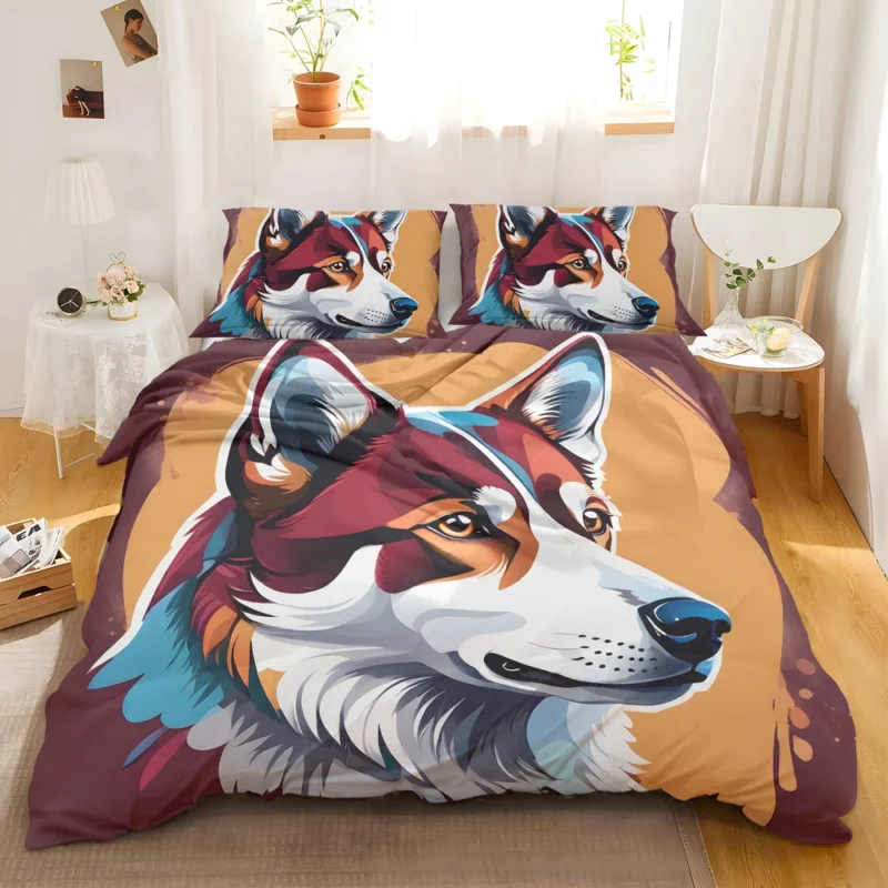 Norwegian Lundehund Delight Teen Dog Joy Bedding Set 2