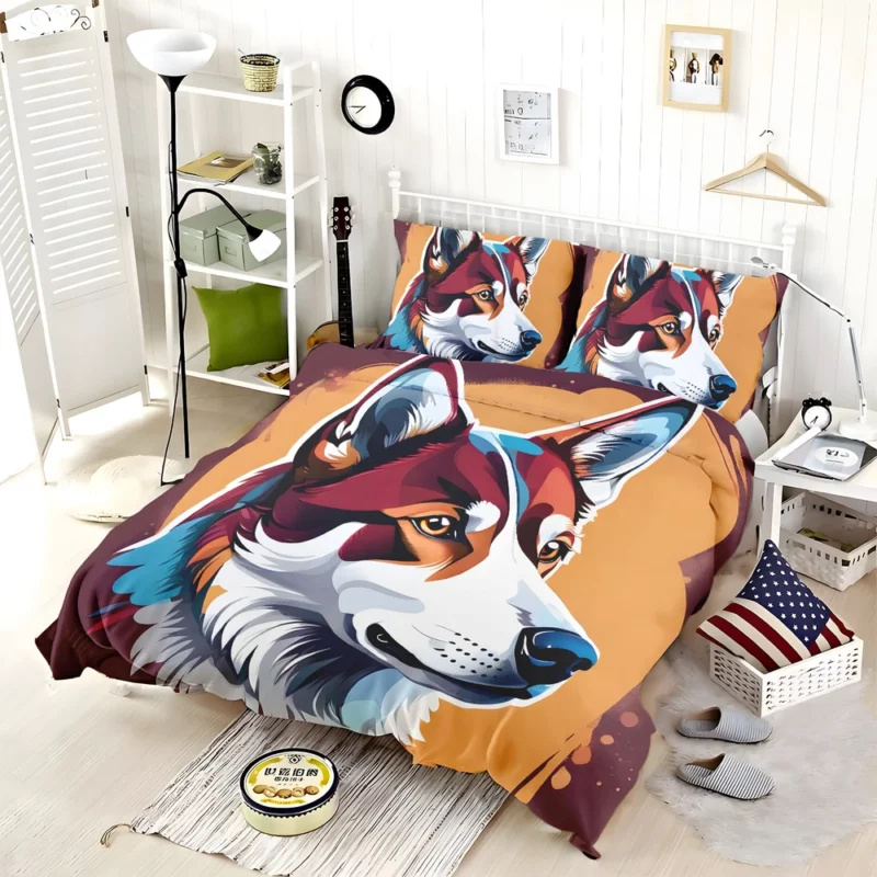 Norwegian Lundehund Delight Teen Dog Joy Bedding Set