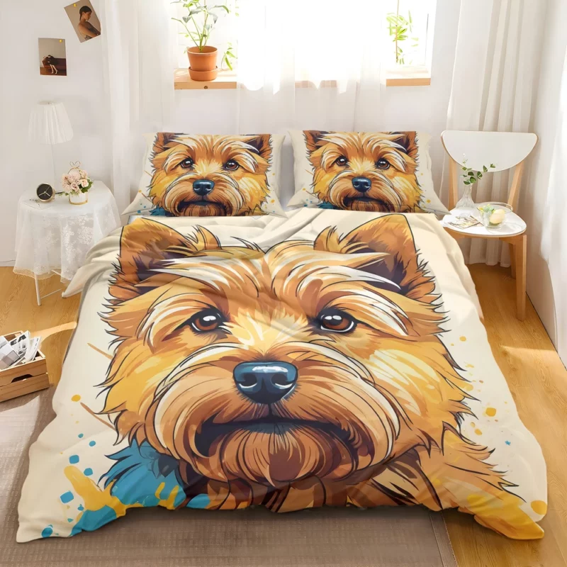 Norwich Terrier Delight Teen Dog Joy Bedding Set 2