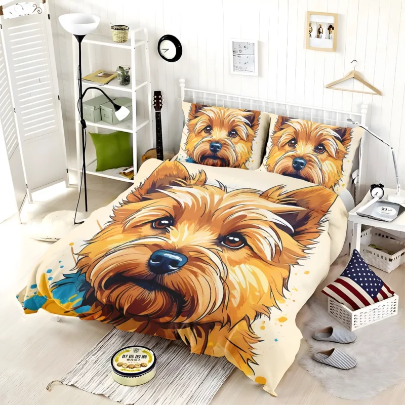 Norwich Terrier Delight Teen Dog Joy Bedding Set