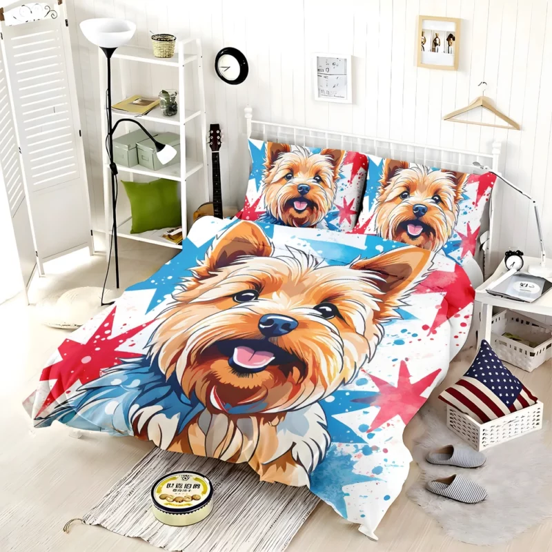 Norwich Terrier Surprise Gift Teen Birthday Joy Bedding Set