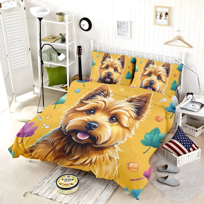 Norwich Terrier Surprise Teen Birthday Joy Bedding Set