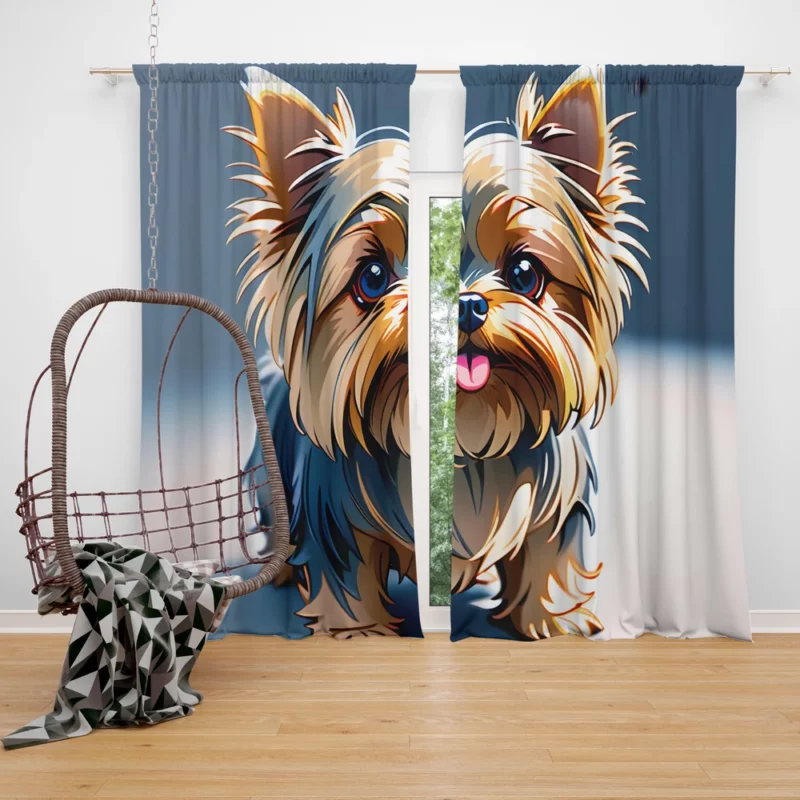 Pal The Perfect Yorkshire Terrier Curtain