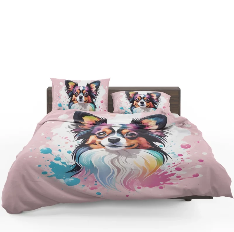 Papillon Dog Dainty and Loyal Bedding Set 1