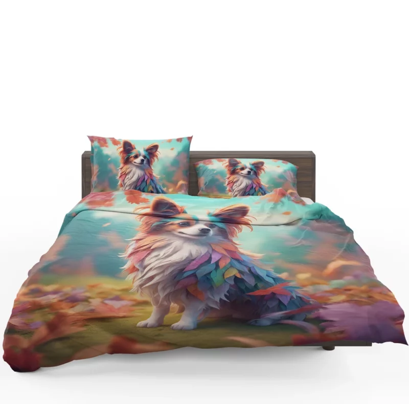 Papillon Dog Elegant Butterfly Companion Bedding Set 1