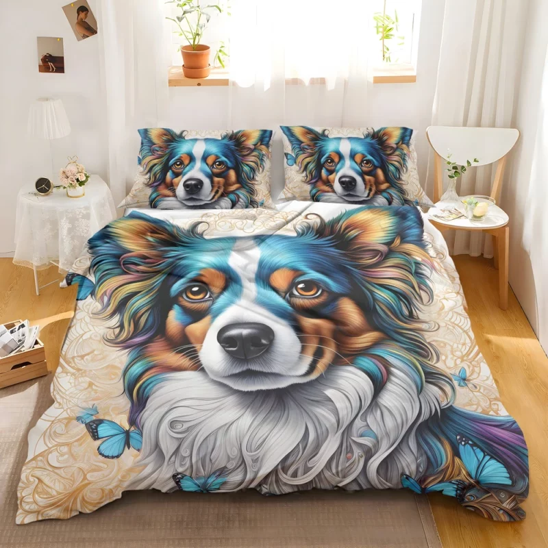 Papillon Dog Graceful Canine Companion Bedding Set 2