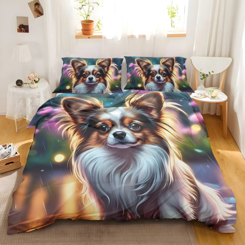 Papillon Pup Delightful Dog Companion Bedding Set 2