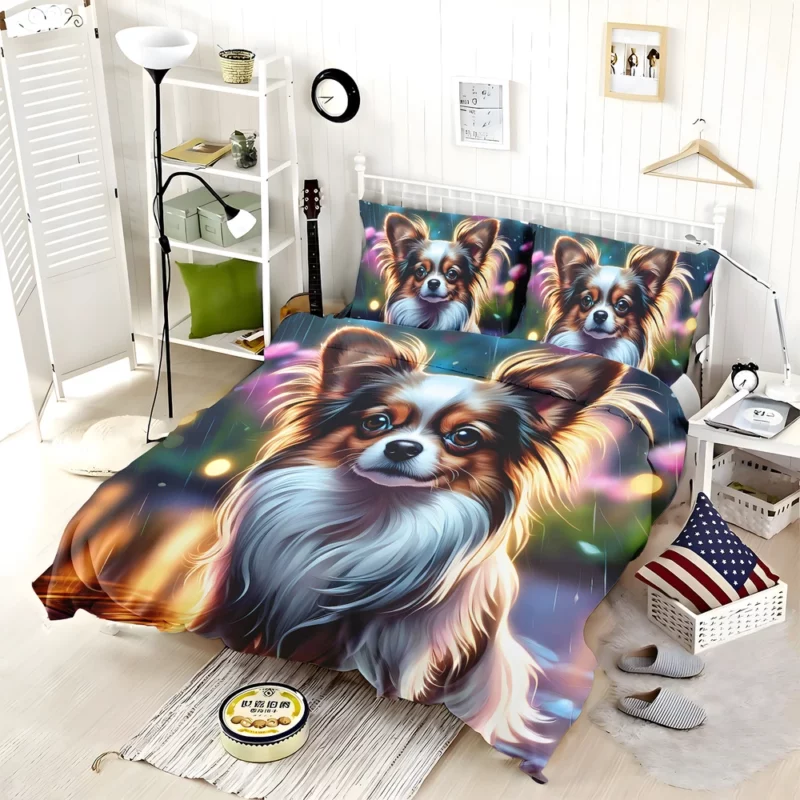 Papillon Pup Delightful Dog Companion Bedding Set