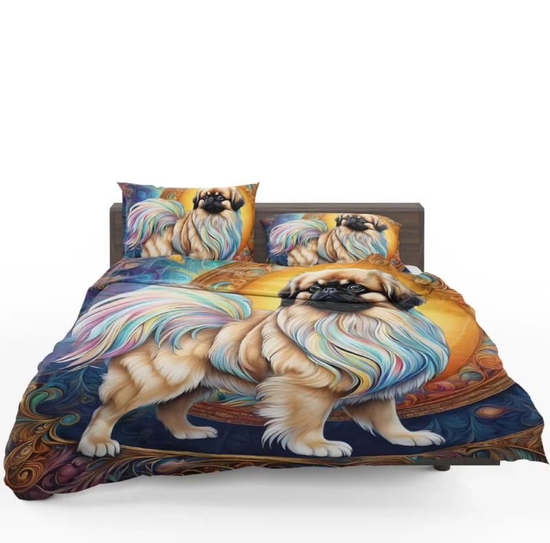 Pekingese Charm Petite Dog Royalty Bedding Set 1