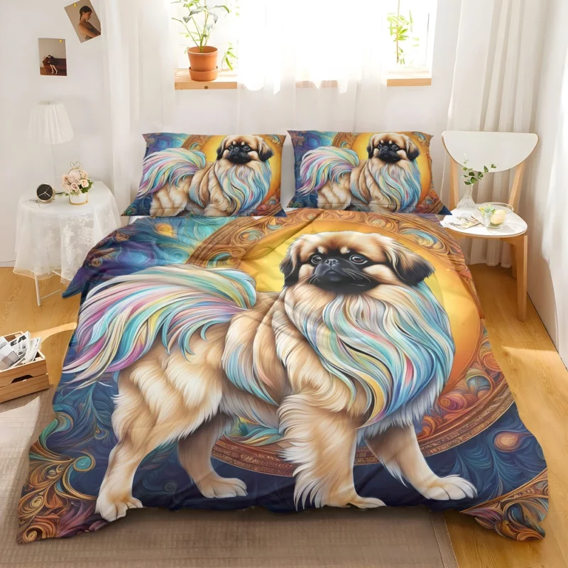 Pekingese Charm Petite Dog Royalty Bedding Set 2