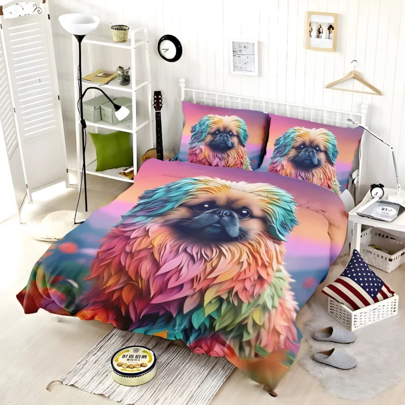 Pekingese Dog Imperial Fluff Companion Bedding Set