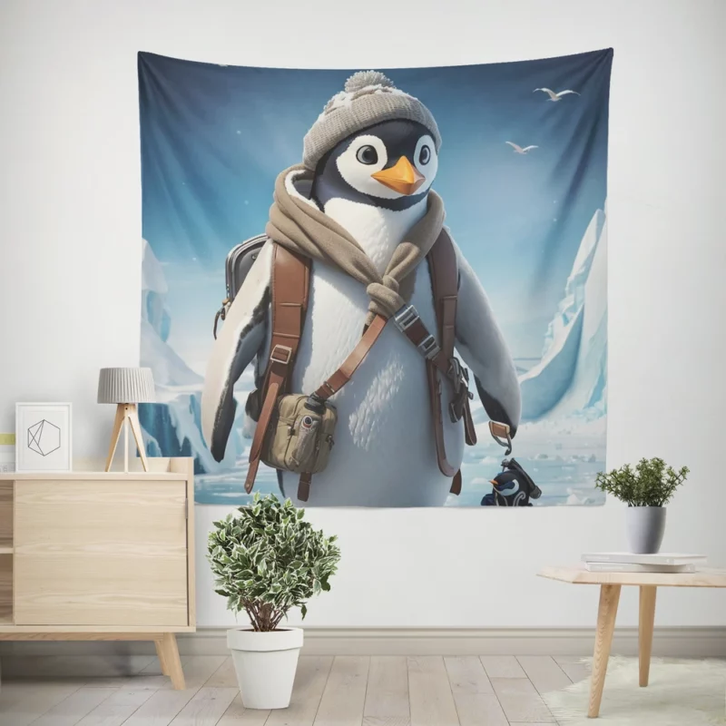 Penguin Movie Poster Wall Tapestry